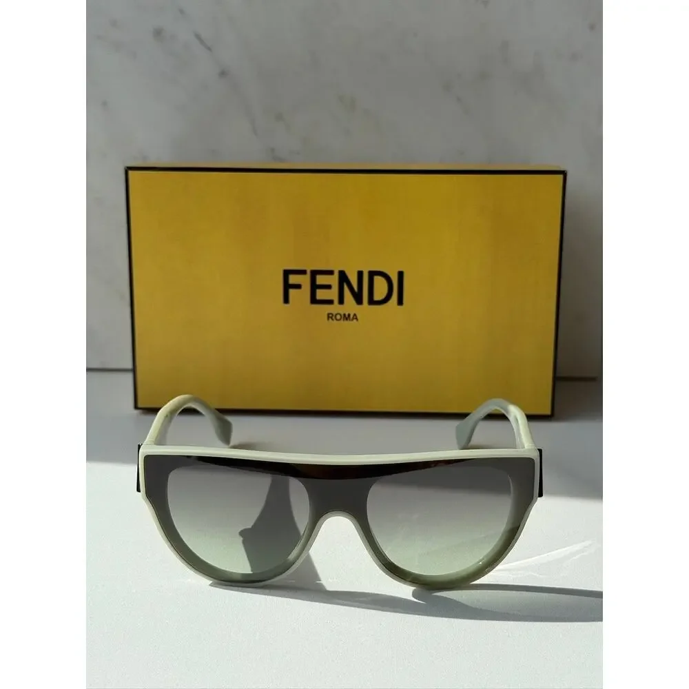 NEW Fendi FE40150I Way Green Flat Top Sunglasses - Picture 7 of 10